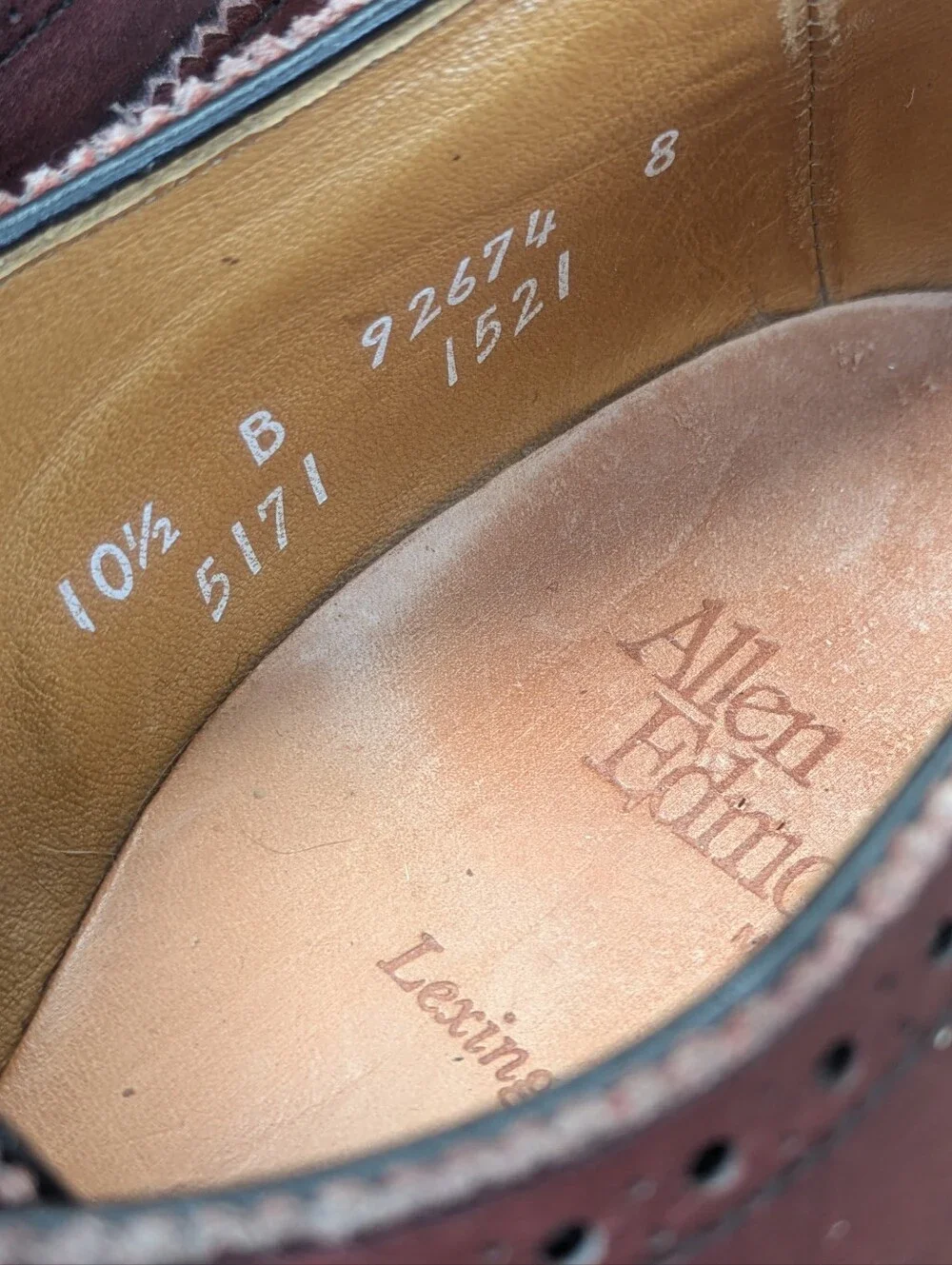 Allen Edmonds Lexington Cap Toe Oxford